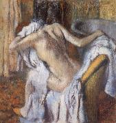 Germain Hilaire Edgard Degas After the Bath,Woman Drying Herself Germany oil painting artist